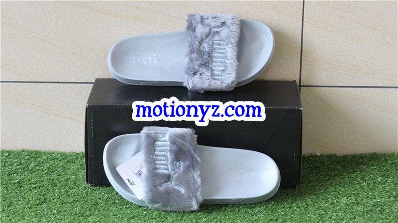 Puma Leadcat Fenty Fur Slide Grey